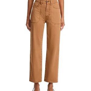 Veronica Beard Crosbie Wide Leg Ankle Pants. Size 29 Light Brown